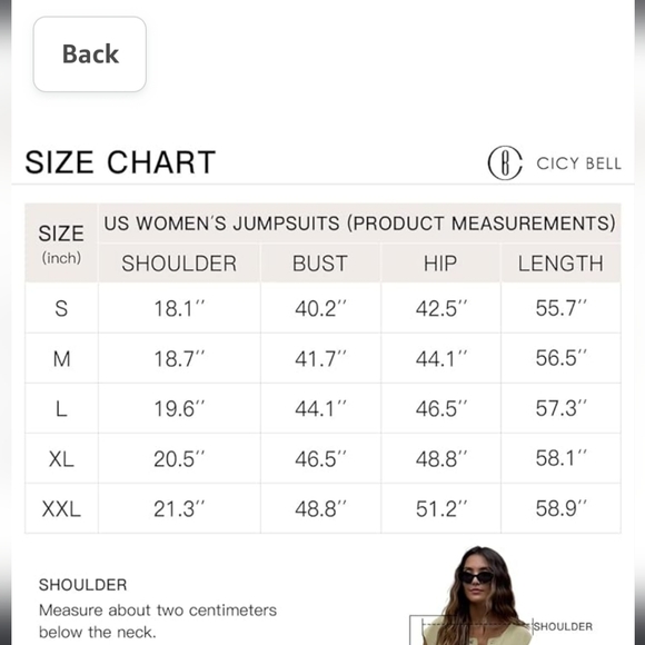 Cicy Bell Casual Cargo Jumpsuit Loose Utility Sleeveless Romper Sz L - Picture 4 of 11